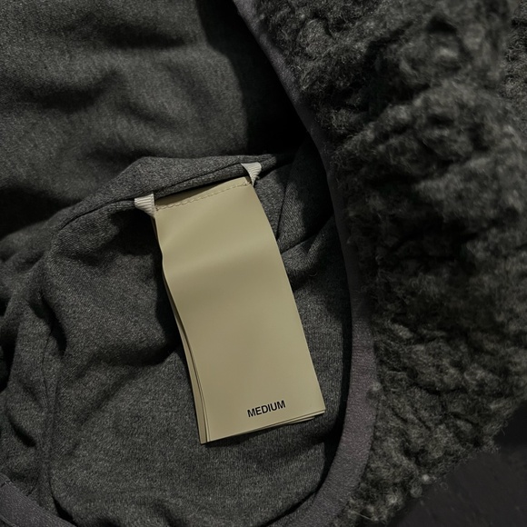 Fear Of God Polar Fleece Hoodie in Paris Sky FG24FW50 gray Fleece Schwarz MEDIUM - Picture 11 of 15